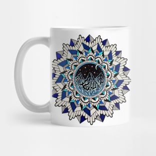 Blue Mountain Mandala Mug